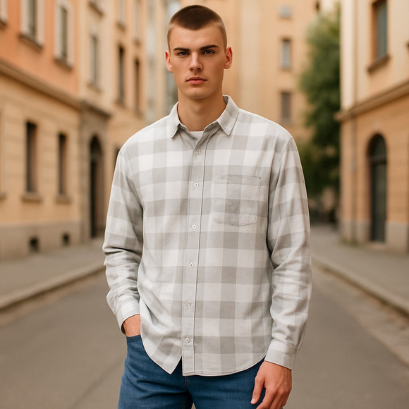 Rsvlts Borland Flex Shirt Size 2XL Plaid Flannel Long Sleeve Button Down Casual - Picture 2 of 6